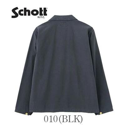 Schott N.Y.C（ショット） コットンバックサテン カバーオール BACK