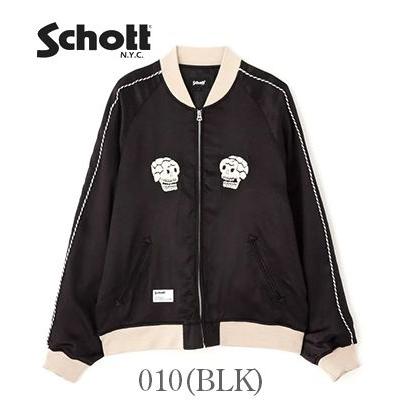 Schott ショット レーヨンサテン スーベニアジャケット  RAYON SUKA ASING JACKET 蛇髑髏  アメカジ・モーターサイクル  782-5252004の画像