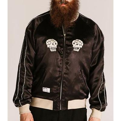 Schott ショット レーヨンサテン スーベニアジャケット  RAYON SUKA ASING JACKET 蛇髑髏  アメカジ・モーターサイクル  782-5252004の画像