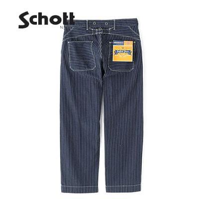 Schott N.Y.C（ショット） 硫化染 オールドヒッコリー ワークパンツ