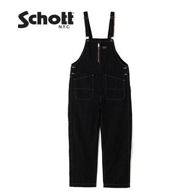 Schott N.Y.C（ショット） 硫化染 オールドヒッコリー オーバーオール