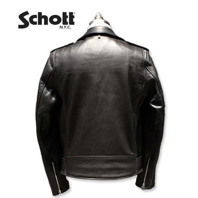 ショット Made in USA ニューネイキッドカウレザー ダブルライダース Schott 『ONESTAR NEW NAKED』 782-5950019の画像