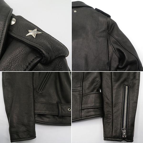 ショット Made in USA ニューネイキッドカウレザー ダブルライダース Schott 『ONESTAR NEW NAKED』 782-5950019の画像