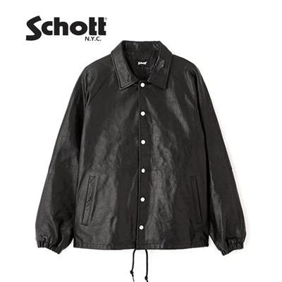 新品未使用　Schott　カウハイド　レザー　コーチジャケット Schott N.Y.C（ショット） 【ポイント10倍】Schott レザーコーチ