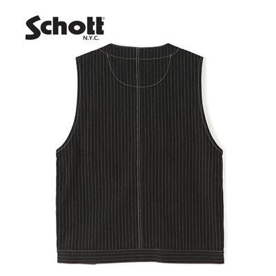 トップス Schott OLD HICKORY VEST インポート＆その他ブランド,Schott | ろーぐす オンラインショップ