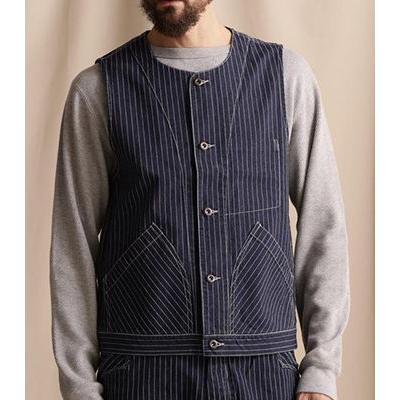 Schott N.Y.C（ショット） 硫化染 オールドヒッコリーワークベスト