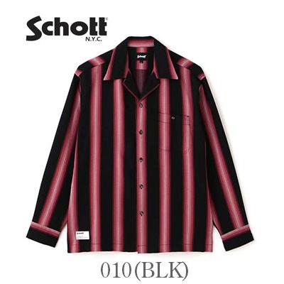 Schott N.Y.C（ショット） 長袖 フランネル オープンカラーシャツ 『LS