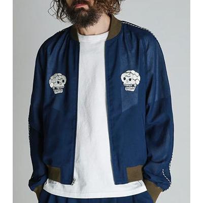 ショット Schott スーベニア スカジャン ジャケット スカル XL Schott N.Y.C（ショット） Schott シフォン スーベニアジャケット