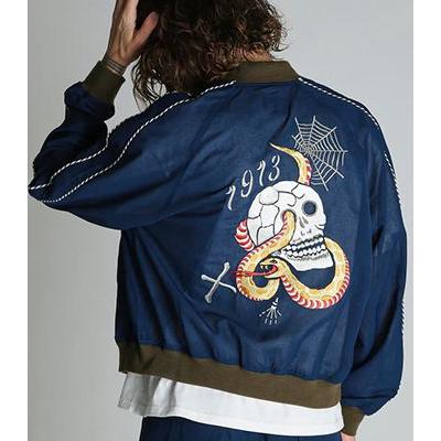 Schott ショット スーベニア スカジャン ジャケット スカル Schott N.Y.C（ショット） Schott シフォン スーベニアジャケット