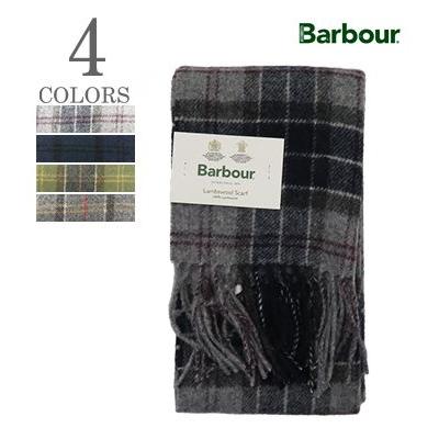 Barbour（バブアー） ラムウール タータンチェック マフラー スカーフ