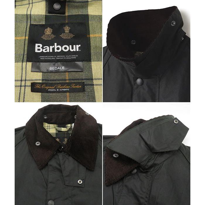 バブアー オイルドコットン ブルゾン ビデイル レギュラーフィット MWX0018 Barbour BEDALE WAX JACKET 793-4955002の画像