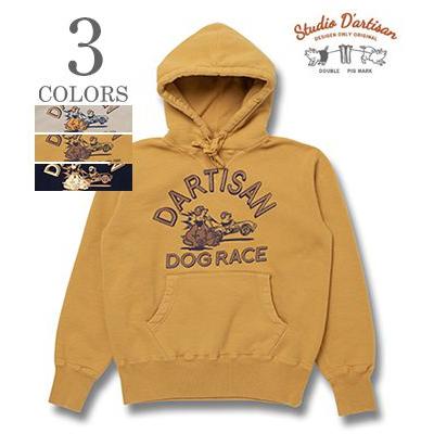 【中古】ステュディオダルチザン STUDIO D'ARTISAN 丸胴 両Vガゼット プルオーバー スウェット パーカー M 8194B STUDIO D'ARTISAN（ステュディオ・ダ・ルチザン） 丸胴 両Vガゼット