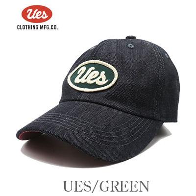 UES（ウエス） ワッペン デニム ベースボールキャップ UES DENIM BALL