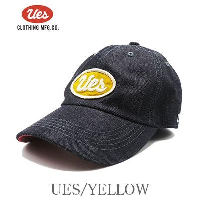 UES（ウエス） ワッペン デニム ベースボールキャップ UES DENIM BALL