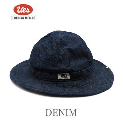 UES（ウエス） デニム ヒッコリー ミリタリーハット UES MILITARY HAT