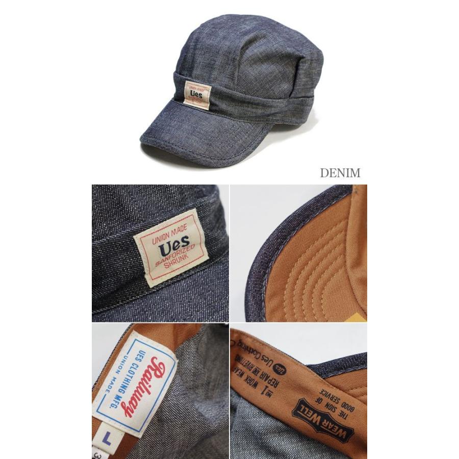 UES ウエス WORK CAP ワークキャップ 82W : ORGAN - 通販 - Yahoo!ショッピング