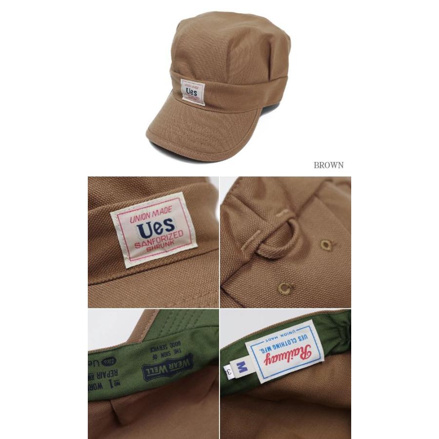UES ウエス WORK CAP ワークキャップ 82W : ORGAN - 通販 - Yahoo!ショッピング