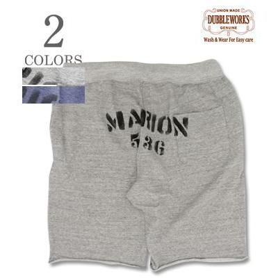 ダブルワークス 落ち綿 ミニ裏毛 スウェットショートパンツ DUBBLEWORKS MARION 536 SWEAT SHORTS 84002-MARION｜organweb