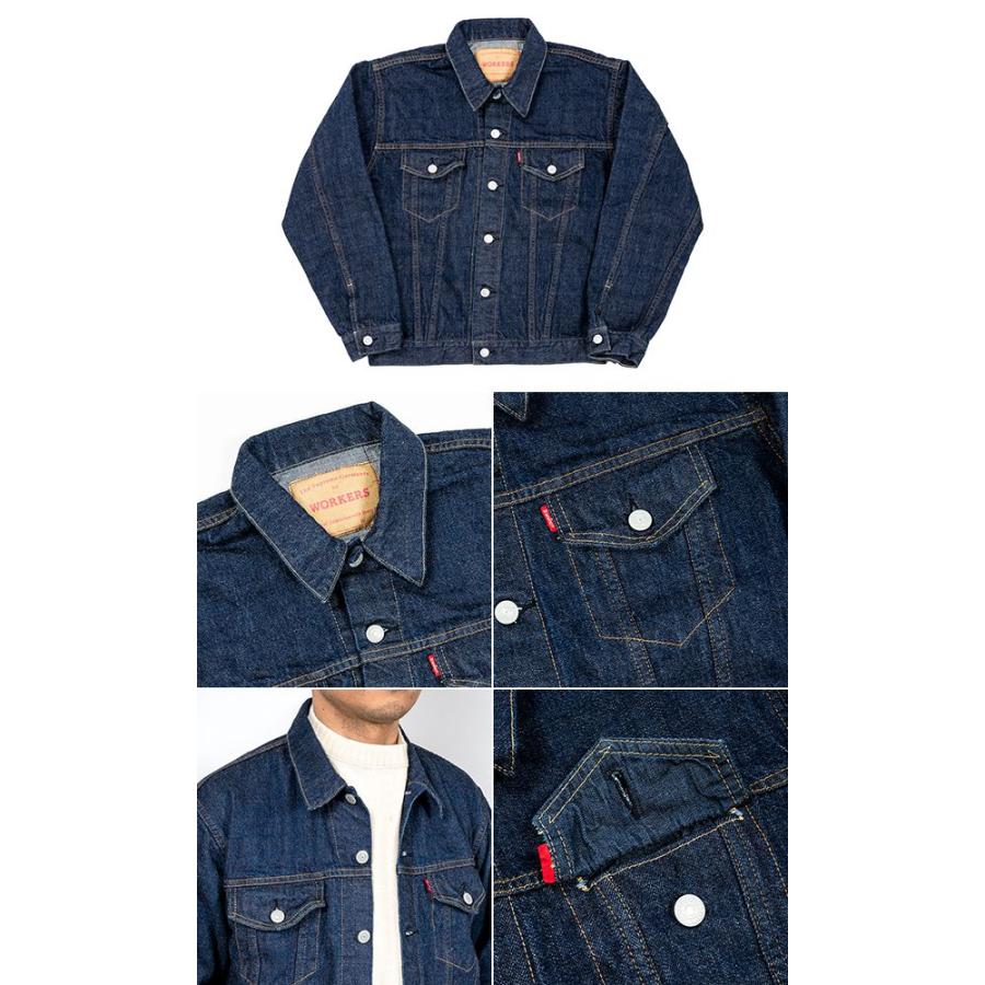 WORKERS ワーカーズ 米綿 デニムジャケット Gジャン 3rd Type WORKERS 