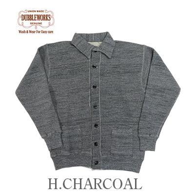 DUBBLEWORKS ダブルワークス 吊り編み スウェットカーディガン LOOP 