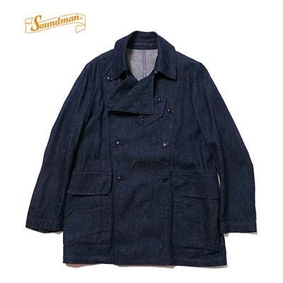 SOUND◇MAN（サウンドマン） 綿麻ネップデニム British Army ダブル