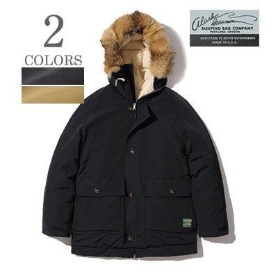 アラスカスリーピングバッグ Made in USA ロクヨンクロス ダウンコート ALASKA SLEEPING BAG  DOWN ARCTIC WORK & HUNTING COAT AS15004 SUGAR CANE アラスカスリーピングバッグ Made in USA ロクヨンクロス