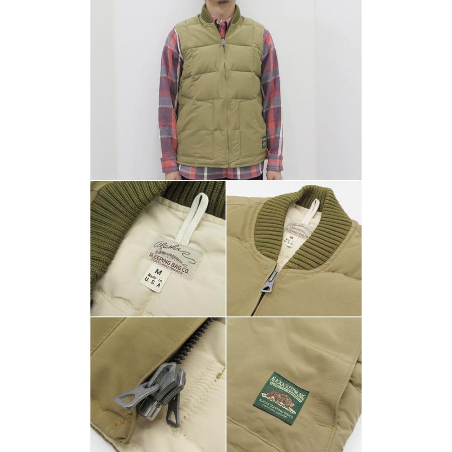 SUGAR CANE アラスカスリーピングバッグ Made in USA ロクヨンクロス ダウンベスト ALASKA SLEEPING BAG ...