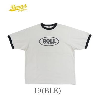 バーンズ 半袖 スラブ リンガーTEE BARNS Slub Ringer Print T-Shirt ROLL BR-24283｜organweb｜02