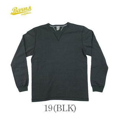 BARNS バーンズ 長袖|小寸編み|ユニオンスペシャル|クルーネックTEE『VINTAGE V GAZETTE COZUN LST』【アメカジ・カレッジ】BR-3043 BARNS OUTFITTERS（バーンズ アウトフィッターズ） バーンズ 長袖 小寸