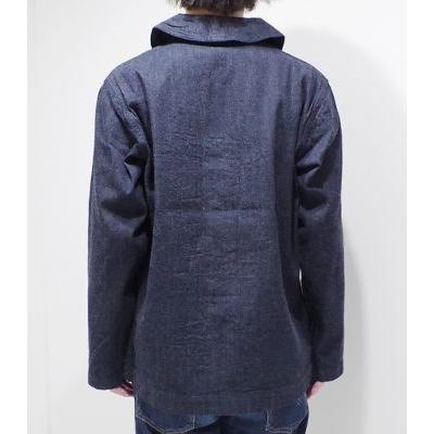 バスリクソンズ カバーオール BUZZ RICKSON'S NAVY DENIM WORK JACKET BR12744A｜organweb｜02