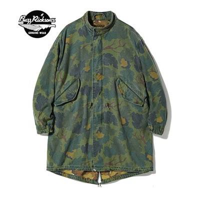 バスリクソンズ バックサテン ミッチェルカモ フィールドコート BUZZ RICKSON'S Type M-65 (NO HOOD) MITCHELL PATTERN CAMOUFLAGE BR15578の画像
