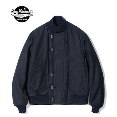 バスリクソンズ レーヨンコットン デッキジャケット BUZZ RICKSON'S Type DECK HOOK RAYON COTTON VERSION NAVY DEPARTMENT BR15762の画像