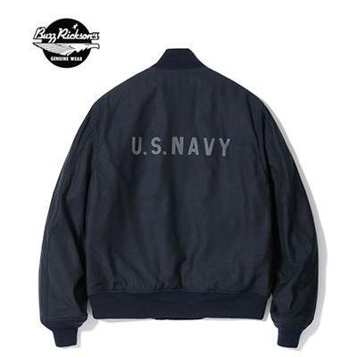 バスリクソンズ レーヨンコットン デッキジャケット BUZZ RICKSON'S Type DECK HOOK RAYON COTTON VERSION NAVY DEPARTMENT BR15762の画像