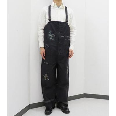 BUZZ RICKSON'S バスリクソンズ ハンドペイント U.S.NAVY デッキパンツ