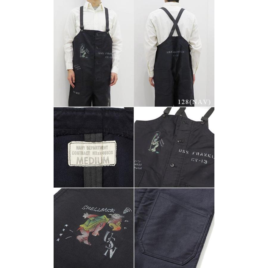BUZZ RICKSON'S バスリクソンズ ハンドペイント U.S.NAVY デッキパンツ