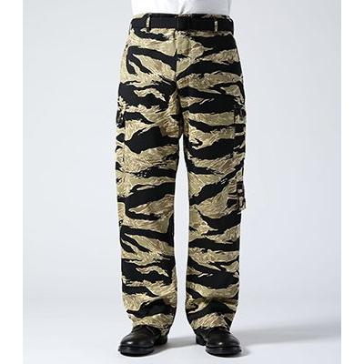 BUZZ RICKSON'S バスリクソンズ タイガーストライプ カーゴパンツ GOLD