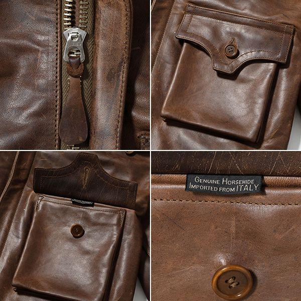 BUZZ RICKSON'S バスリクソンズ シープムートン |ホースハイド レザー