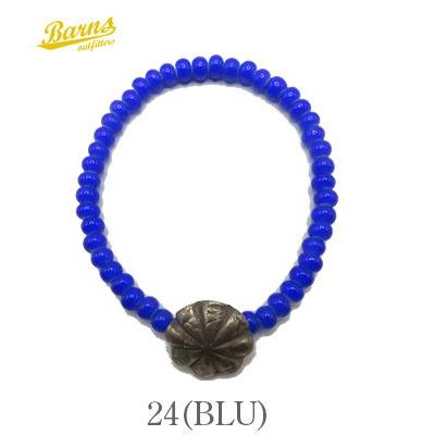 ボタンワークス ガラスビーズ コインコンチョ ブレスレット Button Works Mercury Dime White Hearts Bracelet BW-0183の画像