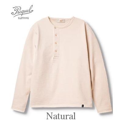 プリクエル 長袖 ヘンリーネック スウェット PREQUEL Henley