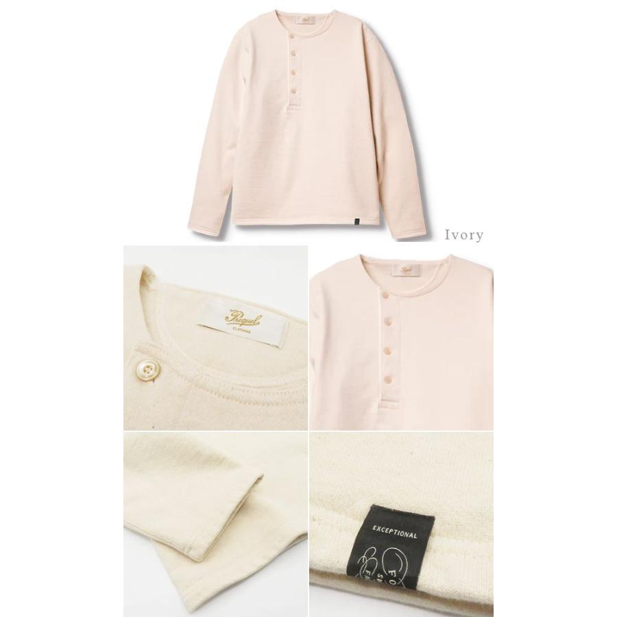 プリクエル 長袖 ヘンリーネック スウェット PREQUEL Henley