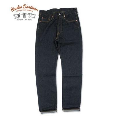 ステュディオダルチザン右綾14oz.デニム ワンウォッシュ  レギュラーストレート REGULAR STRAIGHT Aspelo cotton D1937の画像