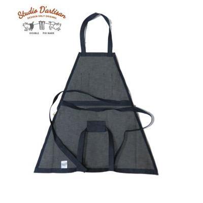 ステュディオ・ダルチザン デニムエプロン STUDIO D'ARTISAN STUDIO D