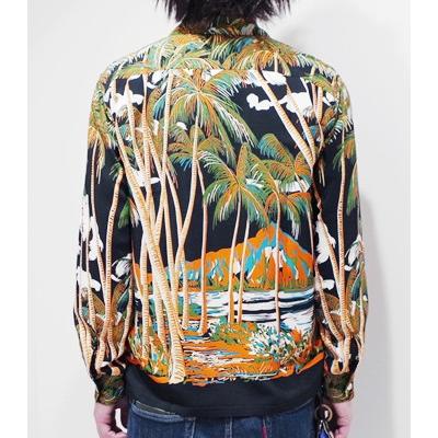 SUN SURF デュークカハナモク 長袖 アロハシャツ DUKE