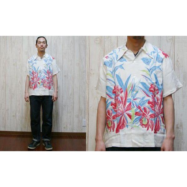 DUKE KAHANAMOKU デュークカハナモク 百虎 アロハシャツ L 半袖 SUN SURF デュークカハナモク 半袖 アロハシャツ DUKE KAHANAMOKU