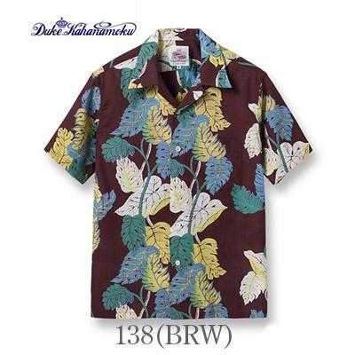 DUKE KAHANAMOKU MONSTERA XL コットンリネン SUN SURF デュークカハナモク 半袖 コットンリネン アロハシャツ DUKE