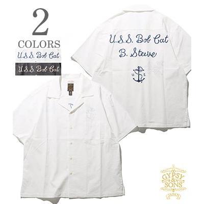【新品未使用】26ss Gypsy&sons オープンカラーシャツ GYPSY&SONS（ジプシーアンドサンズ） 半袖 5.6oz.ムラ糸シャンブレー