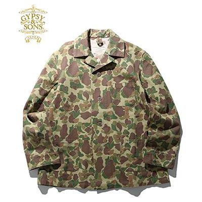 26ss Gypsy&sons カモシャツジャケット サイズ2 GYPSY&SONS（ジプシーアンドサンズ） フロッグスキンカモ シャツ