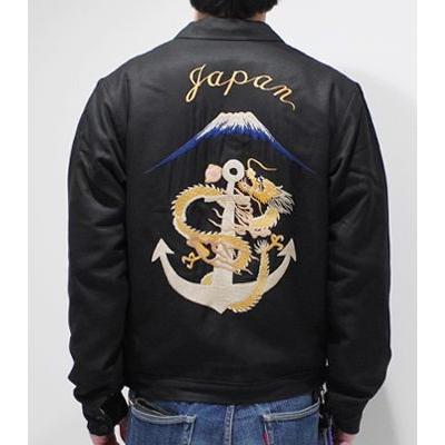 ウエアハウス スカジャン WAREHOUSE 1950's USS CREW's Souvenir Jacket "DRAGON ANCHOR" HC-250｜organweb｜04