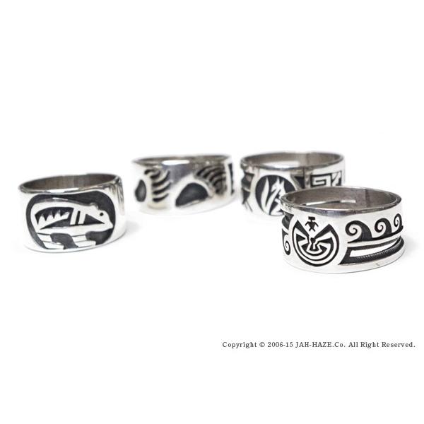 INDIAN JEWELRY ホピ族 シルバー リング HOPI RING IJ-021 : ORGAN
