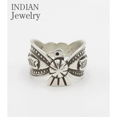 Navajo Darrell cadman スタンプワーク リング 25号 ダレルキャドマン